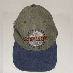 Craftsman Tool Strap-back Vintage 2000 Y2K Cap O/S